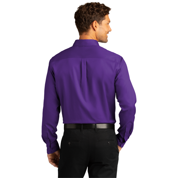 Port Authority® Long Sleeve SuperPro™ React™ Twill Men's Shirt