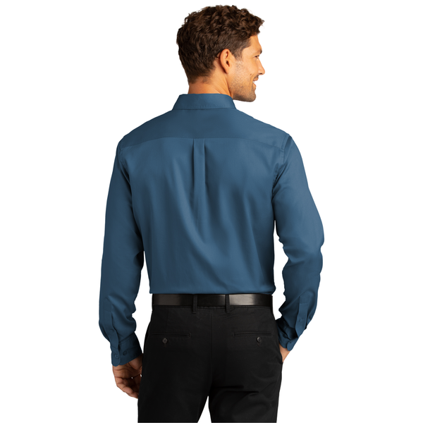 Port Authority® Long Sleeve SuperPro™ React™ Twill Men's Shirt