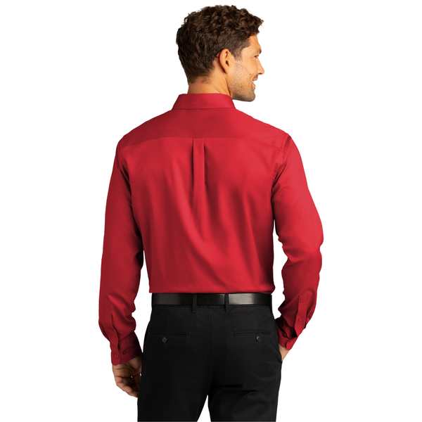 Port Authority® Long Sleeve SuperPro™ React™ Twill Men's Shirt