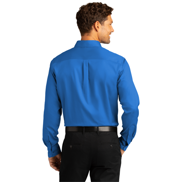 Port Authority® Long Sleeve SuperPro™ React™ Twill Men's Shirt