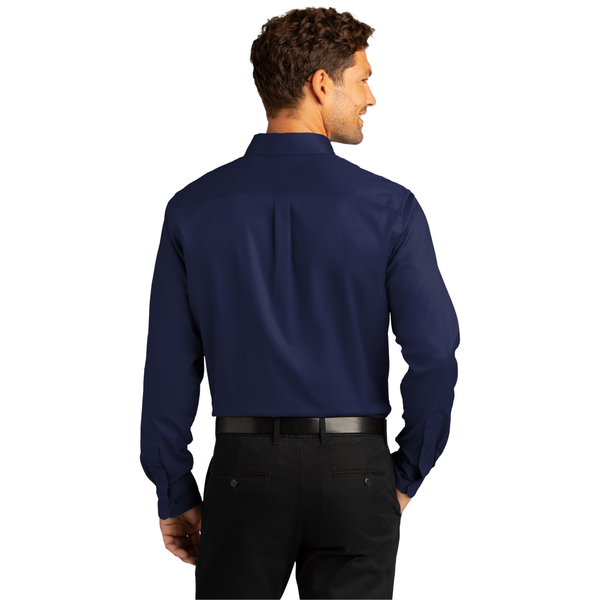 Port Authority® Long Sleeve SuperPro™ React™ Twill Men's Shirt