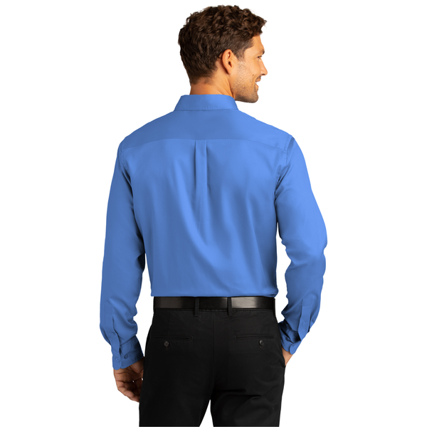 Port Authority® Long Sleeve SuperPro™ React™ Twill Men's Shirt