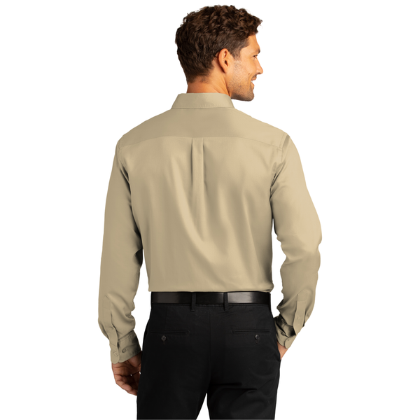 Port Authority® Long Sleeve SuperPro™ React™ Twill Men's Shirt