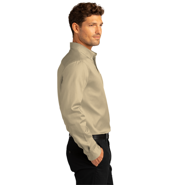 Port Authority® Long Sleeve SuperPro™ React™ Twill Men's Shirt