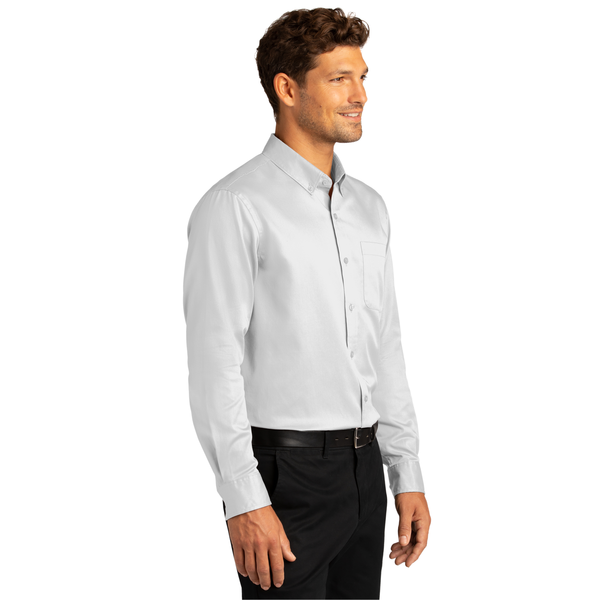 Port Authority® Long Sleeve SuperPro™ React™ Twill Men's Shirt