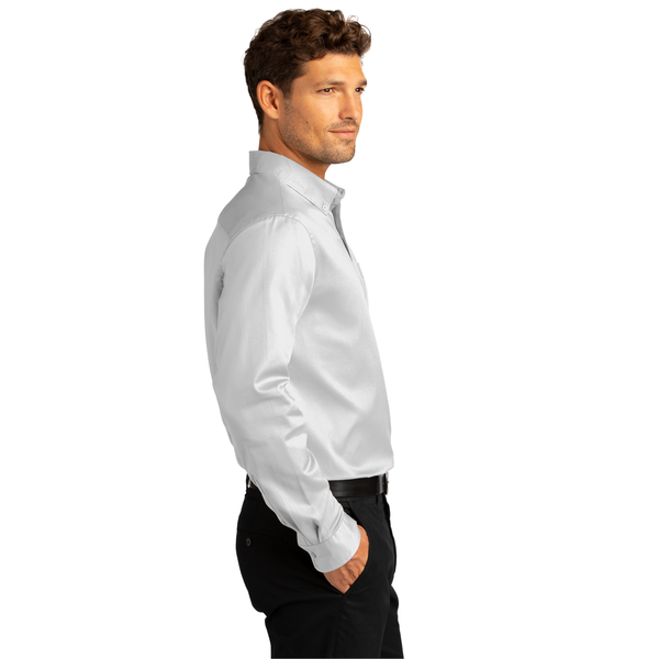 Port Authority® Long Sleeve SuperPro™ React™ Twill Men's Shirt