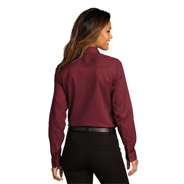 Port Authority® Long Sleeve SuperPro™ React™ Twill Ladies' Shirt