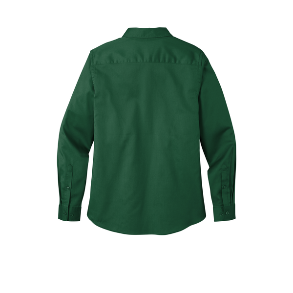 Port Authority® Long Sleeve SuperPro™ React™ Twill Ladies' Shirt