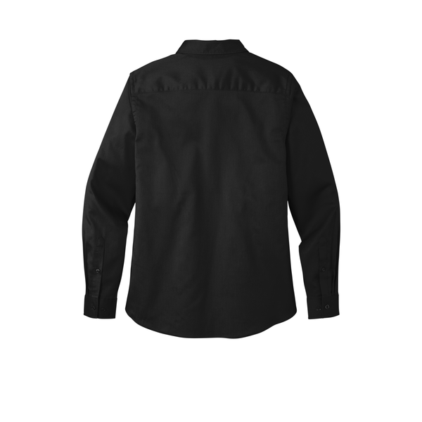 Port Authority® Long Sleeve SuperPro™ React™ Twill Ladies' Shirt