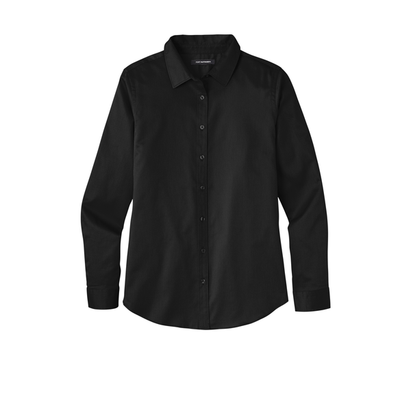 Port Authority® Long Sleeve SuperPro™ React™ Twill Ladies' Shirt