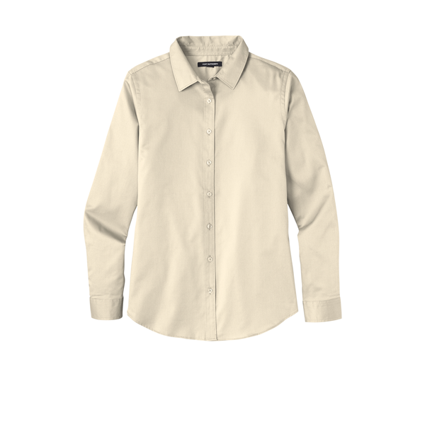 Port Authority® Long Sleeve SuperPro™ React™ Twill Ladies' Shirt