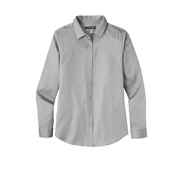 Port Authority® Long Sleeve SuperPro™ React™ Twill Ladies' Shirt