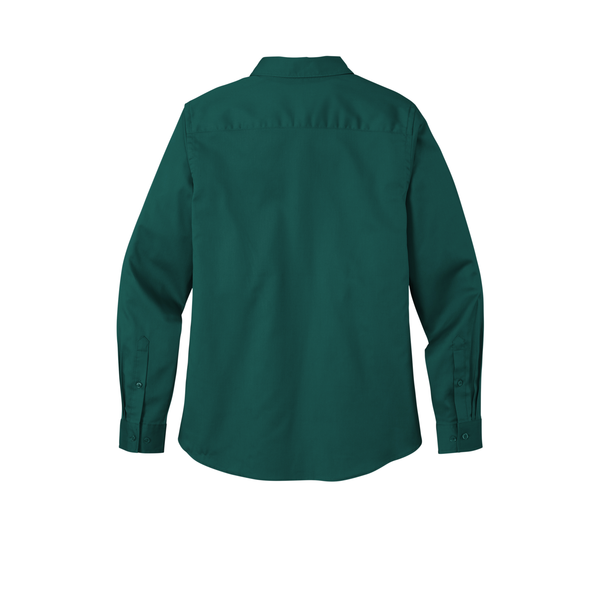 Port Authority® Long Sleeve SuperPro™ React™ Twill Ladies' Shirt