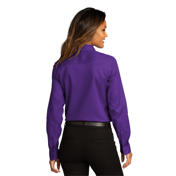 Port Authority® Long Sleeve SuperPro™ React™ Twill Ladies' Shirt