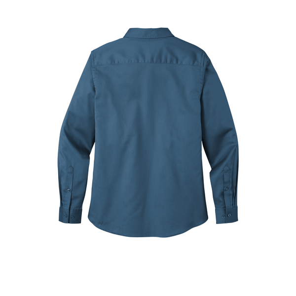Port Authority® Long Sleeve SuperPro™ React™ Twill Ladies' Shirt