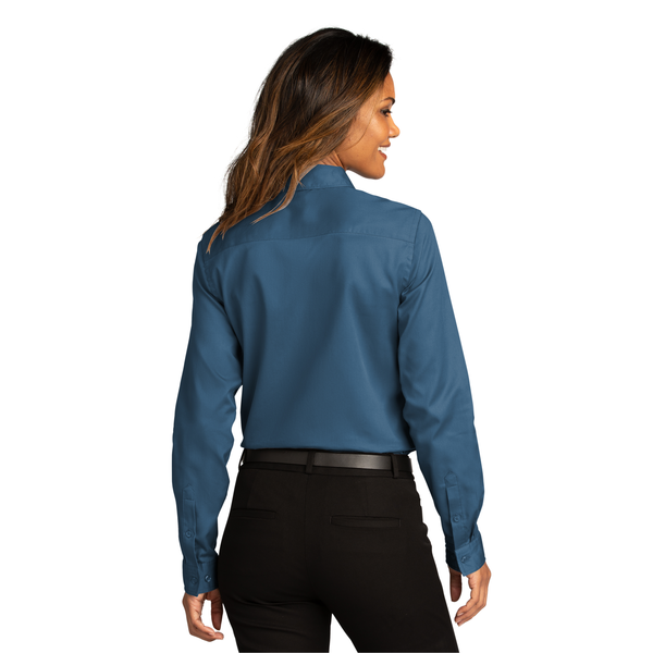 Port Authority® Long Sleeve SuperPro™ React™ Twill Ladies' Shirt