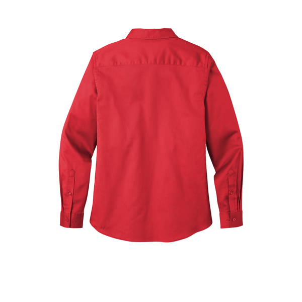 Port Authority® Long Sleeve SuperPro™ React™ Twill Ladies' Shirt