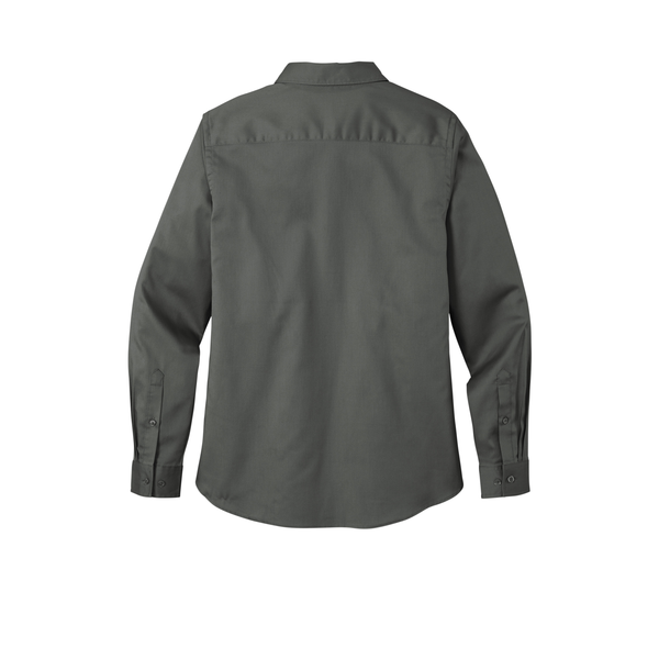 Port Authority® Long Sleeve SuperPro™ React™ Twill Ladies' Shirt
