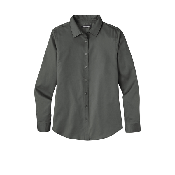 Port Authority® Long Sleeve SuperPro™ React™ Twill Ladies' Shirt
