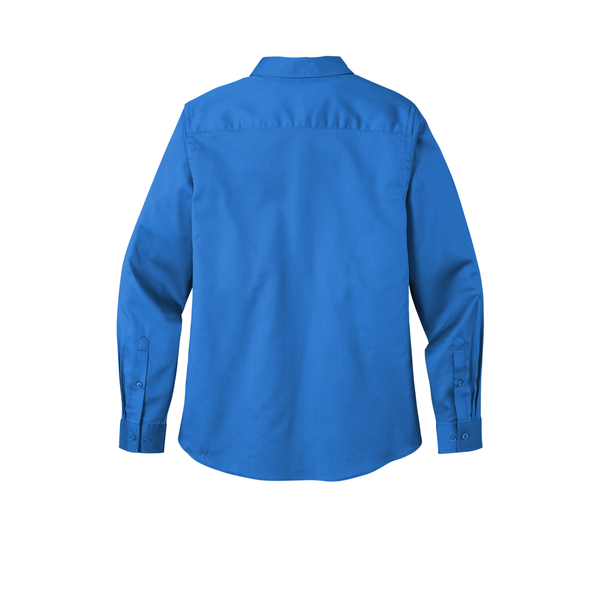 Port Authority® Long Sleeve SuperPro™ React™ Twill Ladies' Shirt