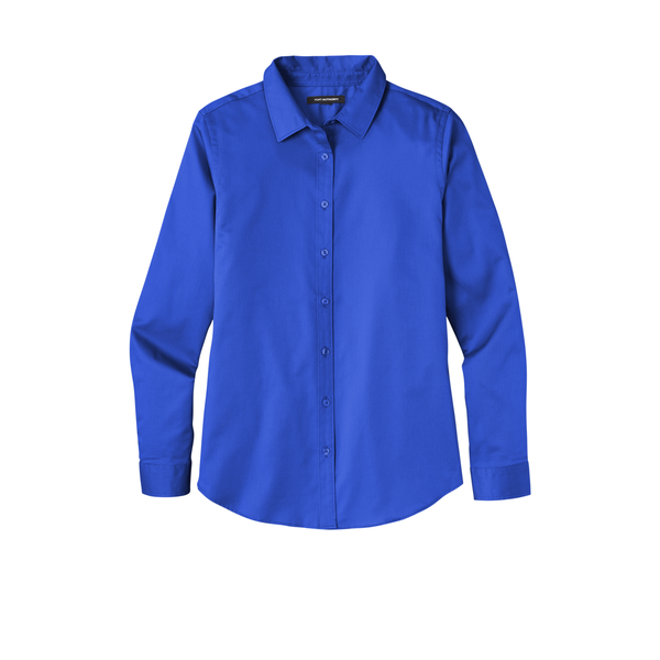 Port Authority® Long Sleeve SuperPro™ React™ Twill Ladies' Shirt