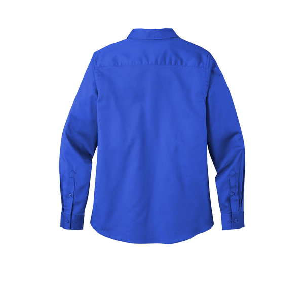 Port Authority® Long Sleeve SuperPro™ React™ Twill Ladies' Shirt