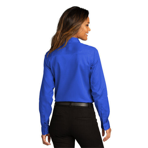 Port Authority® Long Sleeve SuperPro™ React™ Twill Ladies' Shirt