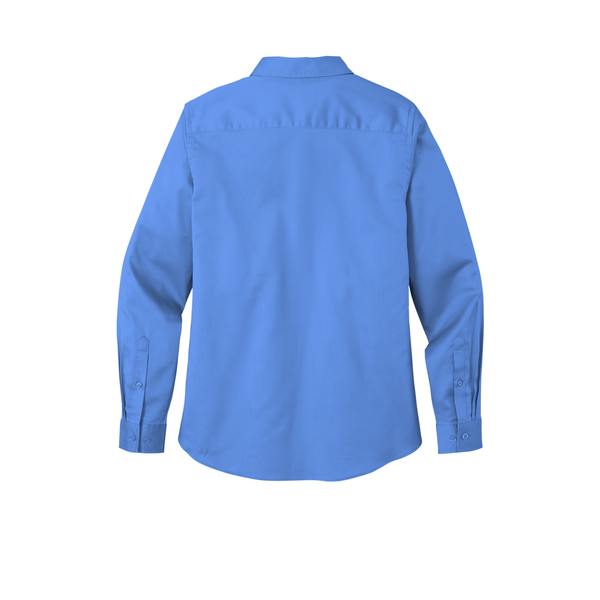 Port Authority® Long Sleeve SuperPro™ React™ Twill Ladies' Shirt