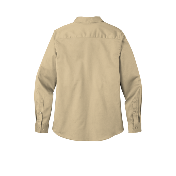 Port Authority® Long Sleeve SuperPro™ React™ Twill Ladies' Shirt
