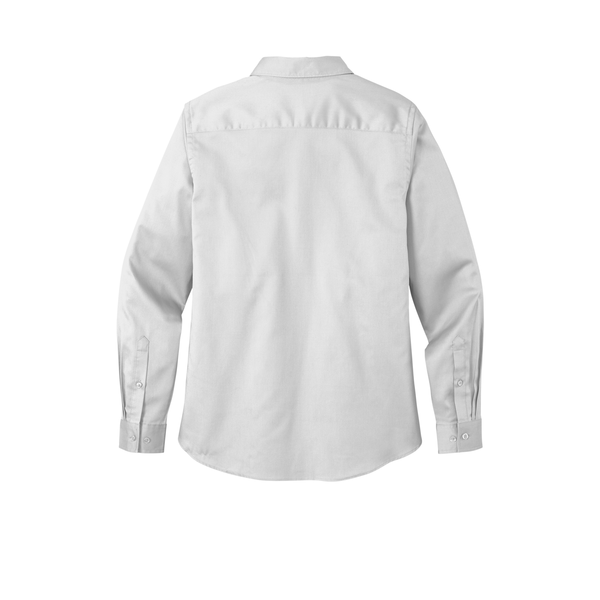 Port Authority® Long Sleeve SuperPro™ React™ Twill Ladies' Shirt