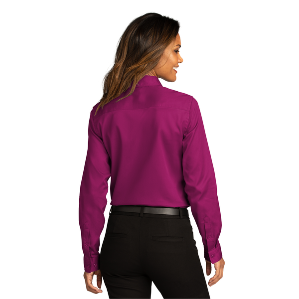 Port Authority® Long Sleeve SuperPro™ React™ Twill Ladies' Shirt