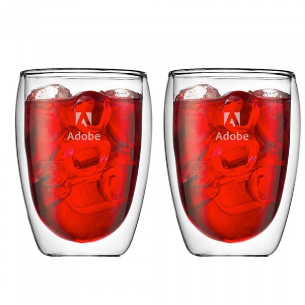 Bodum® Pavina Double Wall Glass 2 Piece Set, 12oz.