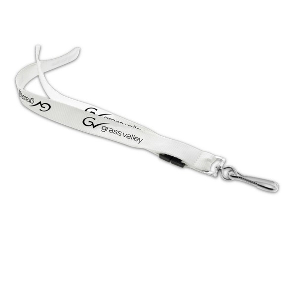 Polyester Lanyard w Breakaway,  3/4"