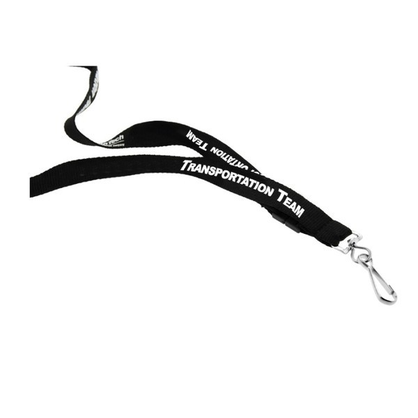 Polyester Lanyard w Breakaway,  3/4"