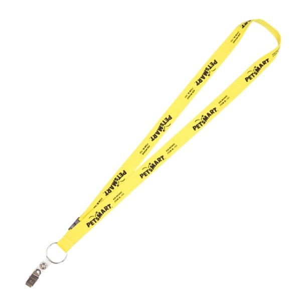 Polyester Lanyard w Breakaway,  3/4"