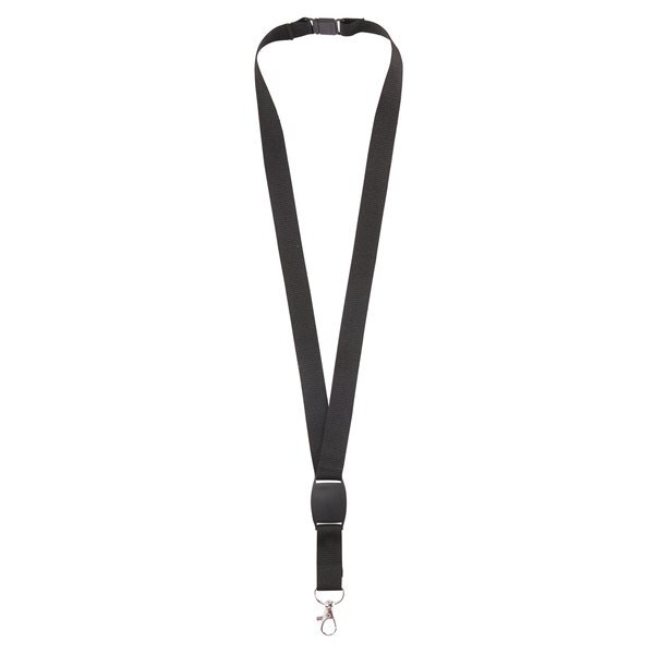Flat Panel Breakaway Lanyard with Lobster Clip, 13/16" wide