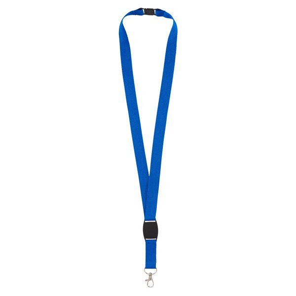 Flat Panel Breakaway Lanyard with Lobster Clip, 13/16" wide