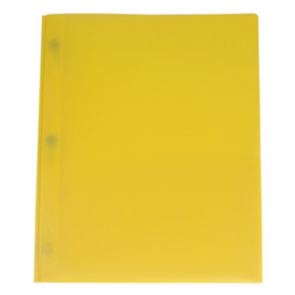 Three Prong Twin Pocket Poly Presentation Folder