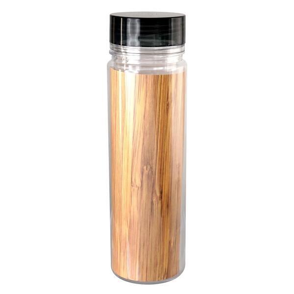 Clear View Insulated Bottle w/ Flat Top Lid, 18oz.
