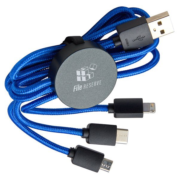 Triplex 3-in-1 Light-Up Charging Cable