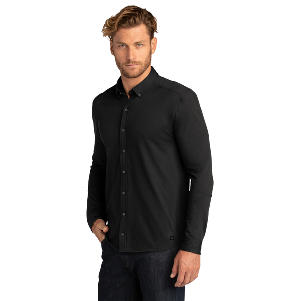 OGIO® Code Stretch Long Sleeve Men's Button Up Shirt