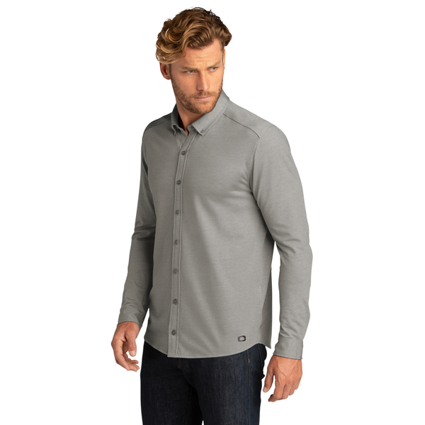 OGIO® Code Stretch Long Sleeve Men's Button Up Shirt