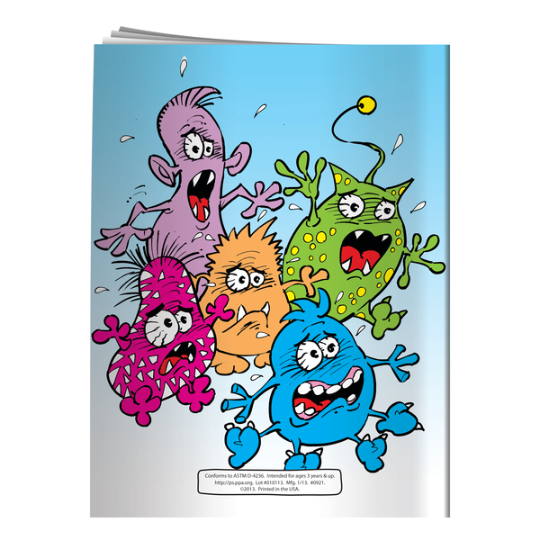 Immunize Today: Vaccines Keep the Creepy Crawlies Away Coloring Book