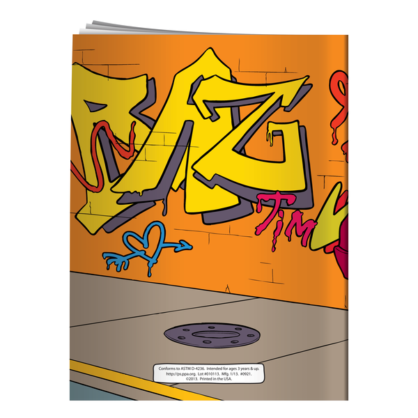 Don't Mess with Gangs Coloring Book