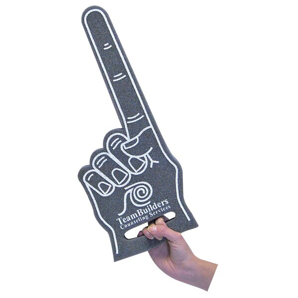 Foam Finger #1 Hand w/ Handle, 17"
