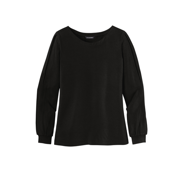 Port Authority® Luxe Knit Jewel Neck Ladies' Top