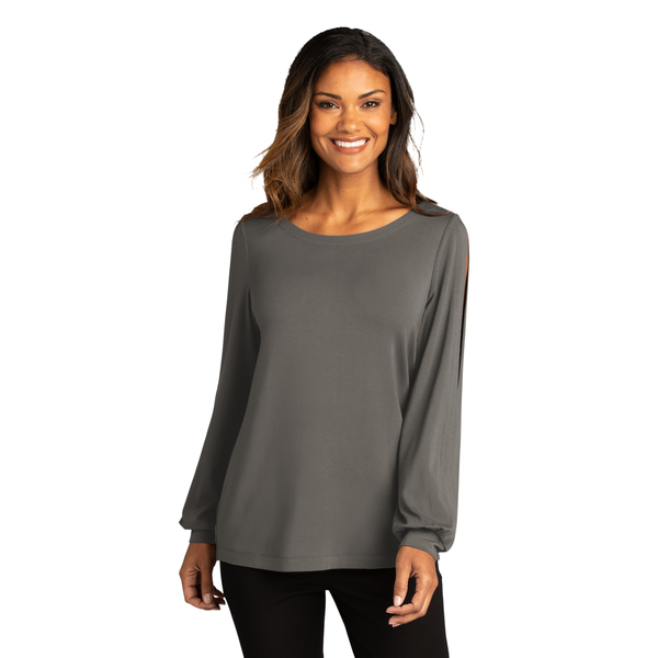 Port Authority® Luxe Knit Jewel Neck Ladies' Top