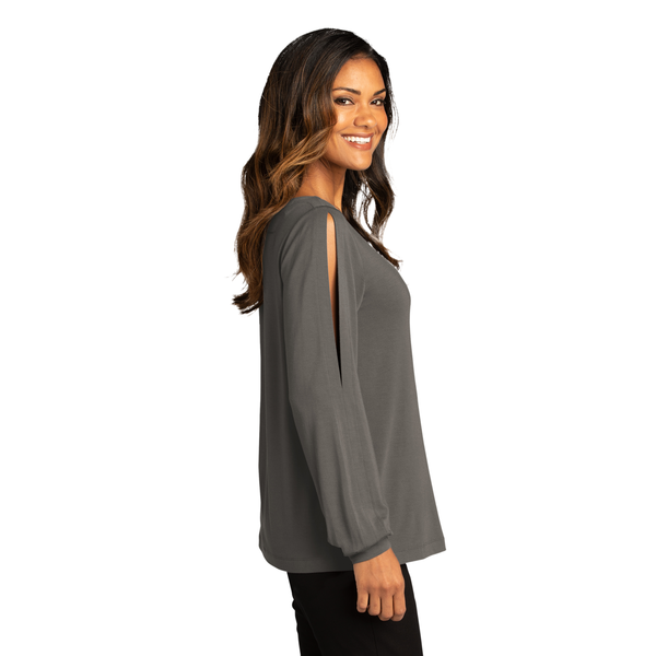 Port Authority® Luxe Knit Jewel Neck Ladies' Top