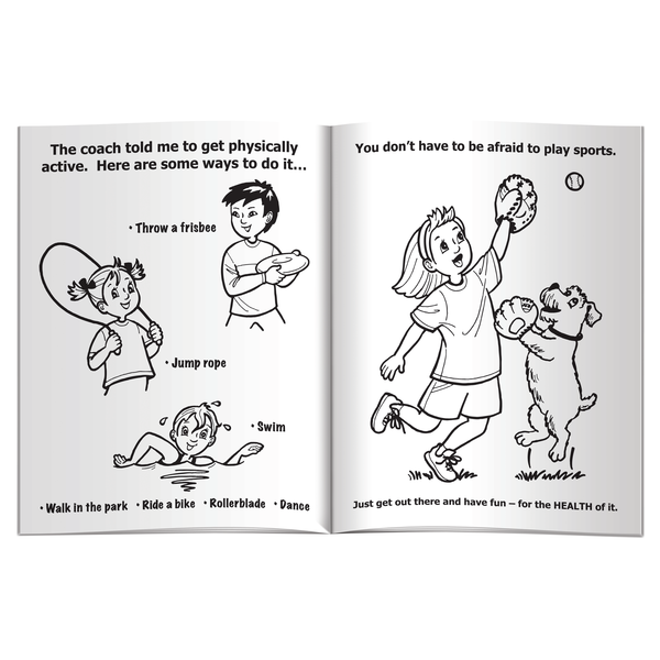 Fitness Is Fun Coloring & Activity Book