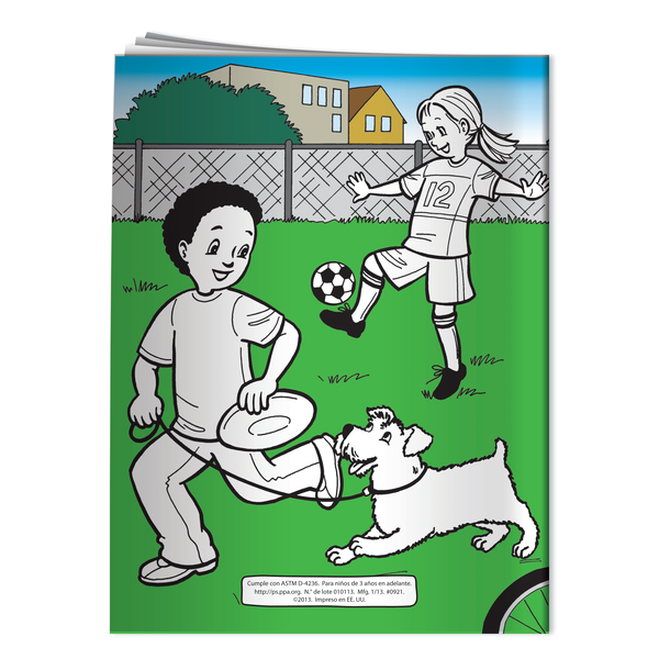 Fitness Is Fun Coloring & Activity Book - Spanish Version